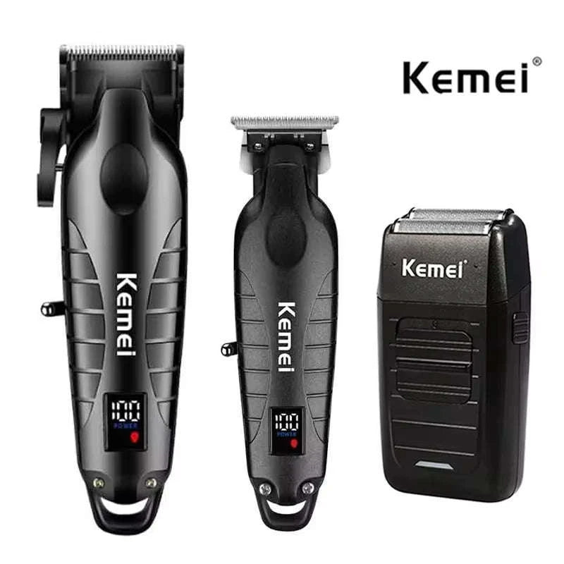 Kemei Professional Hair Clipper Kit for Men-km-1102 nox box