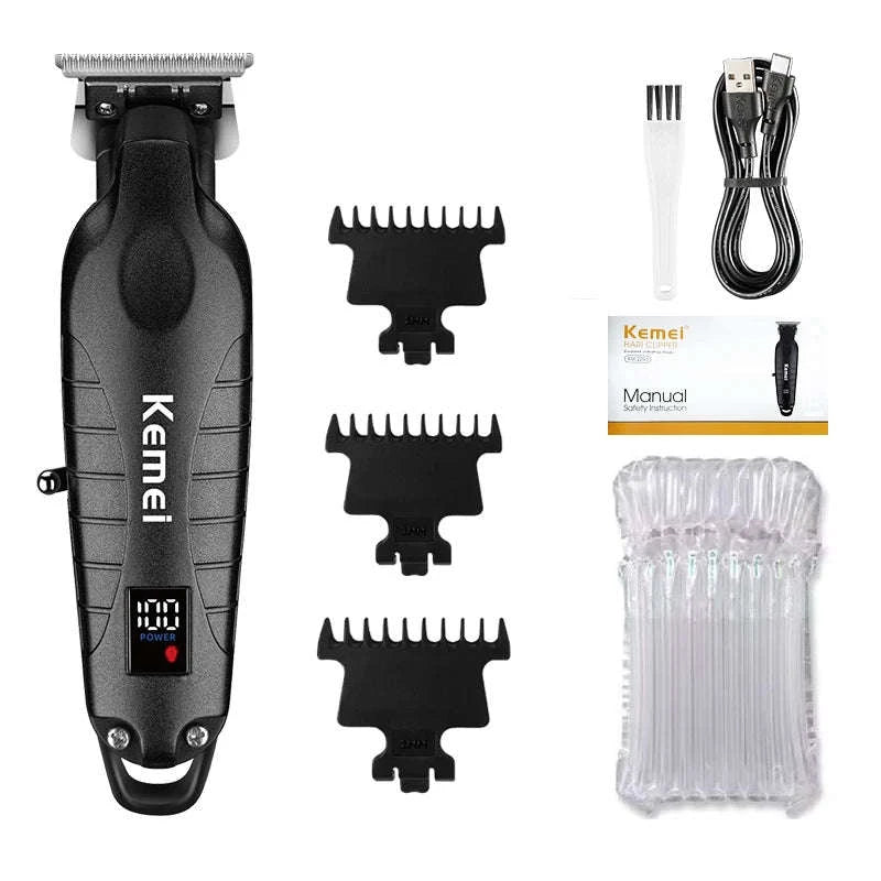 Kemei Professional Hair Clipper Kit for Men-km-1102 nox box