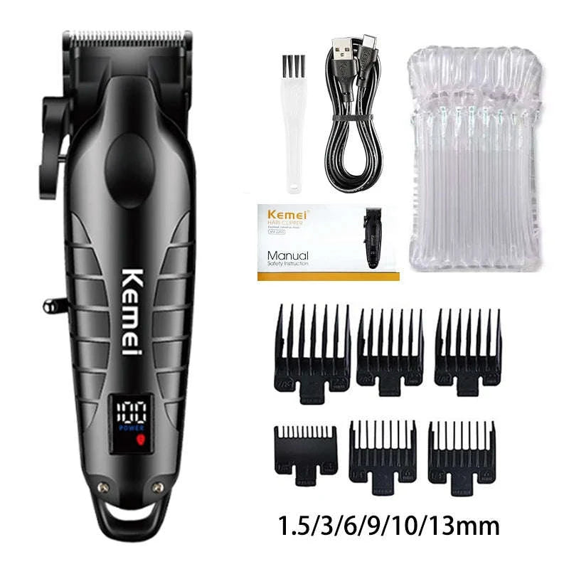Kemei Professional Hair Clipper Kit for Men-km-1102 nox box