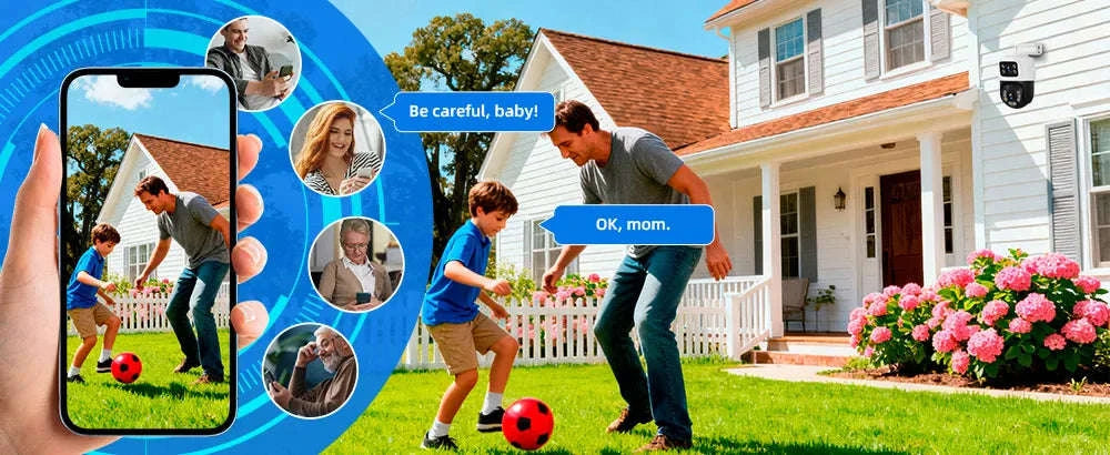 KERUI PoE 8-Channel Security Camera System with 6MP Dual Lens-None / United States