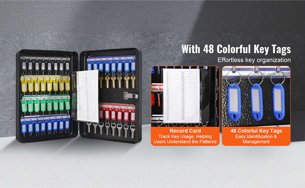 Key Cabinet Lock Box with Adjustable Racks-100PCS / spain