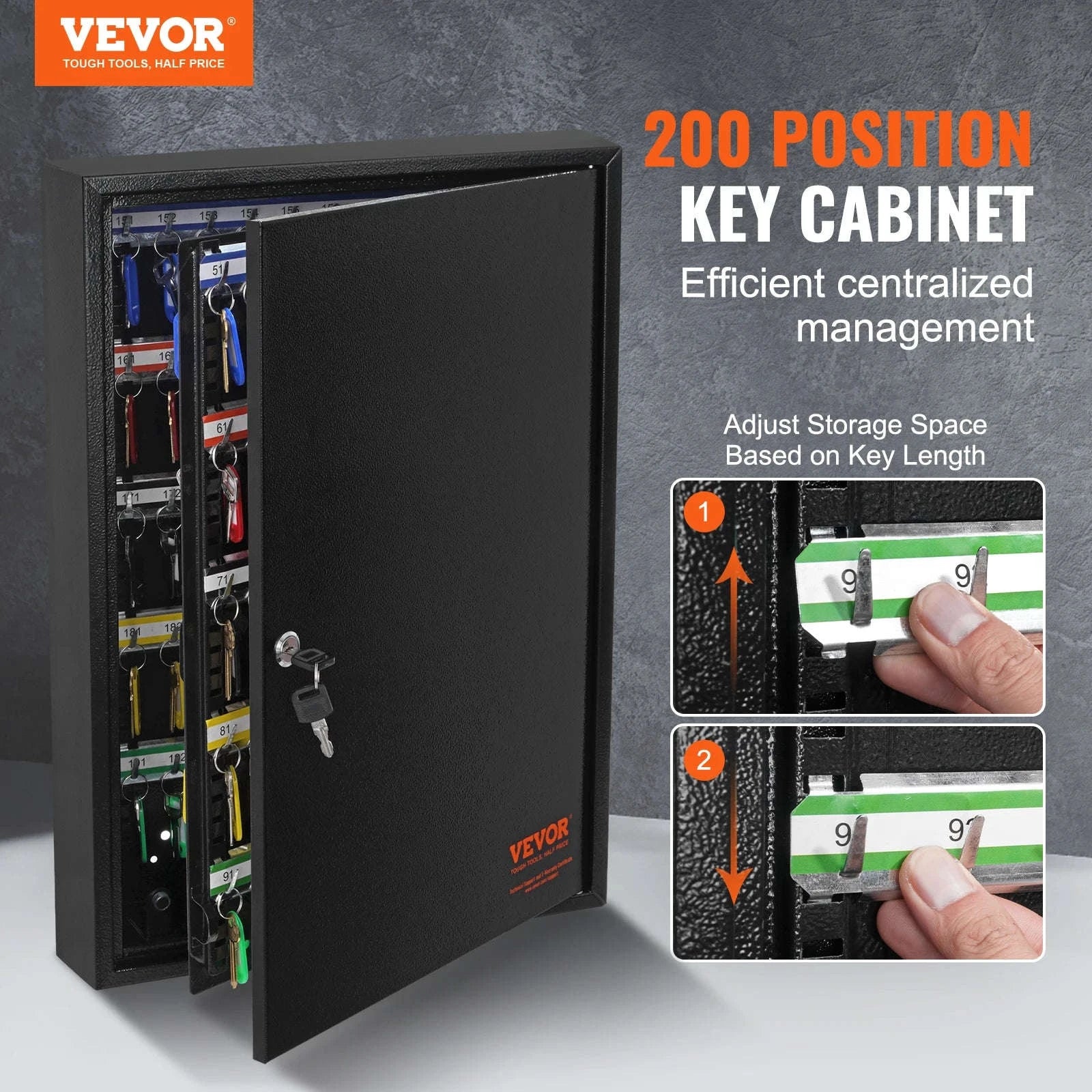 Key Cabinet Lock Box with Adjustable Racks-100PCS / spain