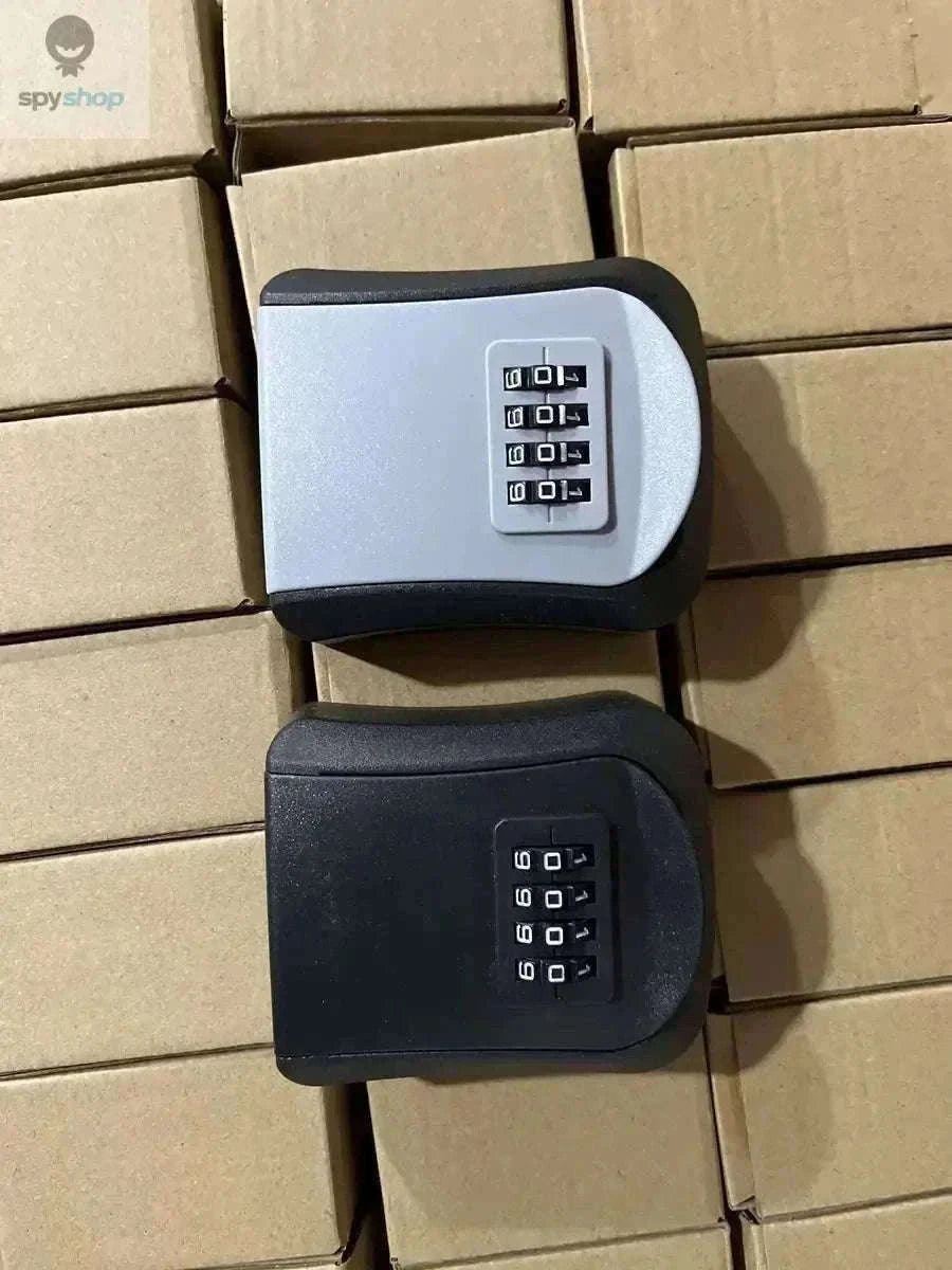 Key Keeper Combination Lock Box with 4-Digit Access-Blue large