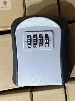 Key Keeper Combination Lock Box with 4-Digit Access-Blue large