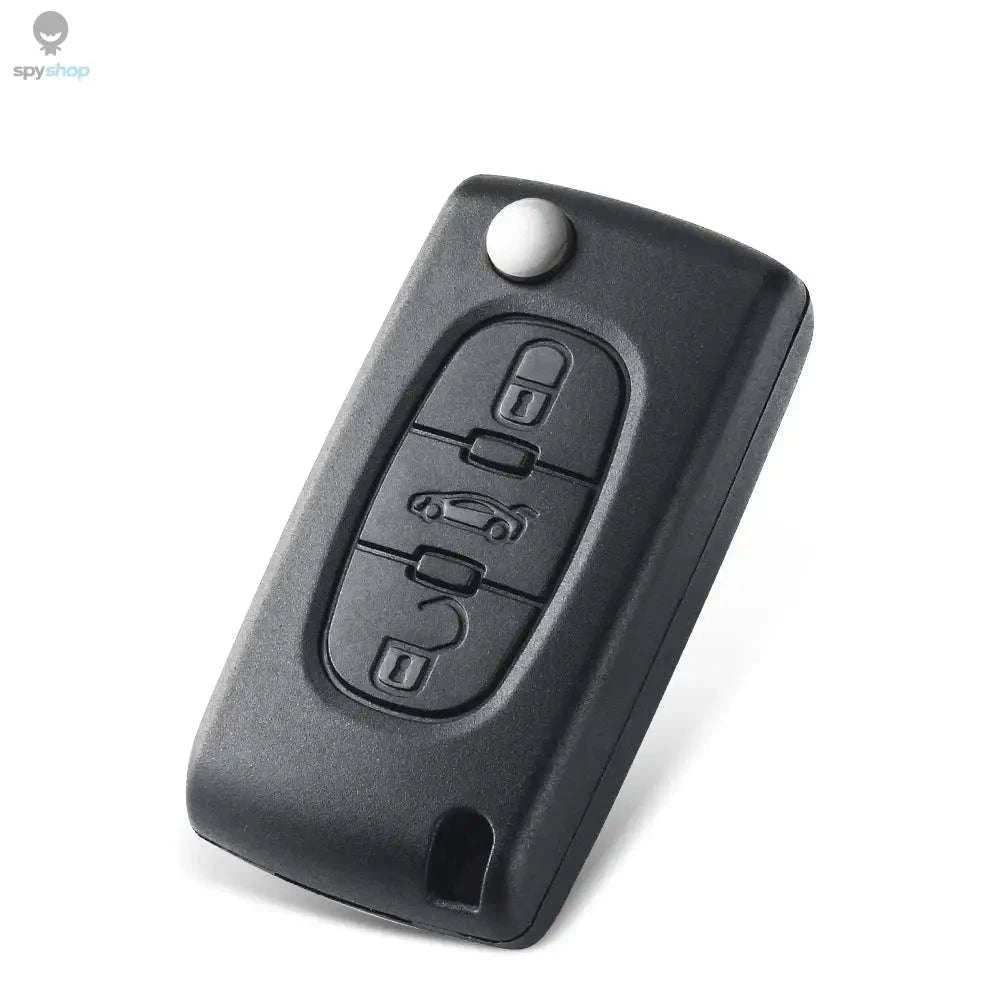 KEYYOU Flip Remote Car Key – 433MHz Replacement for Citroen & Peugeot-2BTN HU83 CE0523 / ASK For Citroen