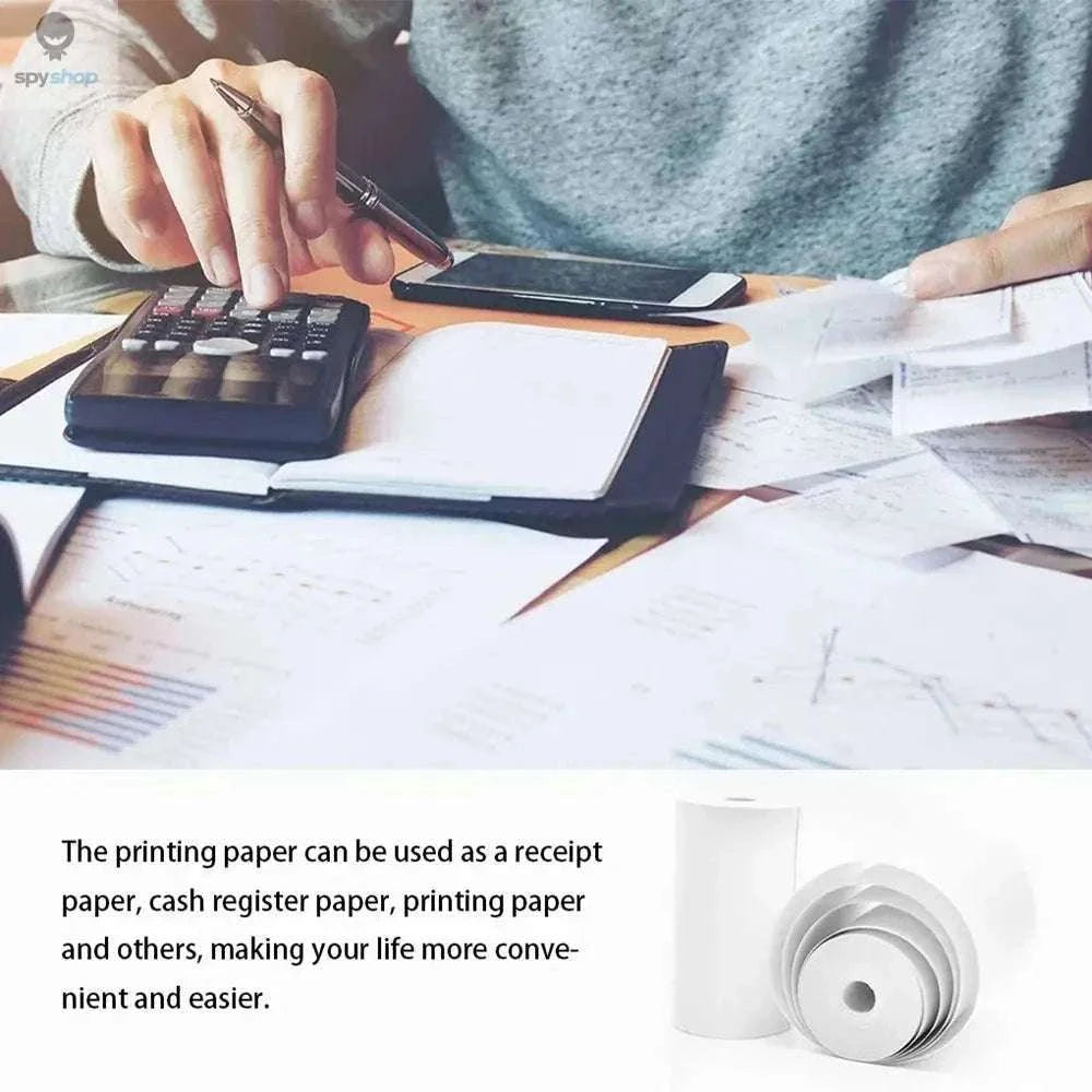 Kids Camera Thermal Paper Refill Rolls – 57x25mm Instant Print Refills for Creative Fun-