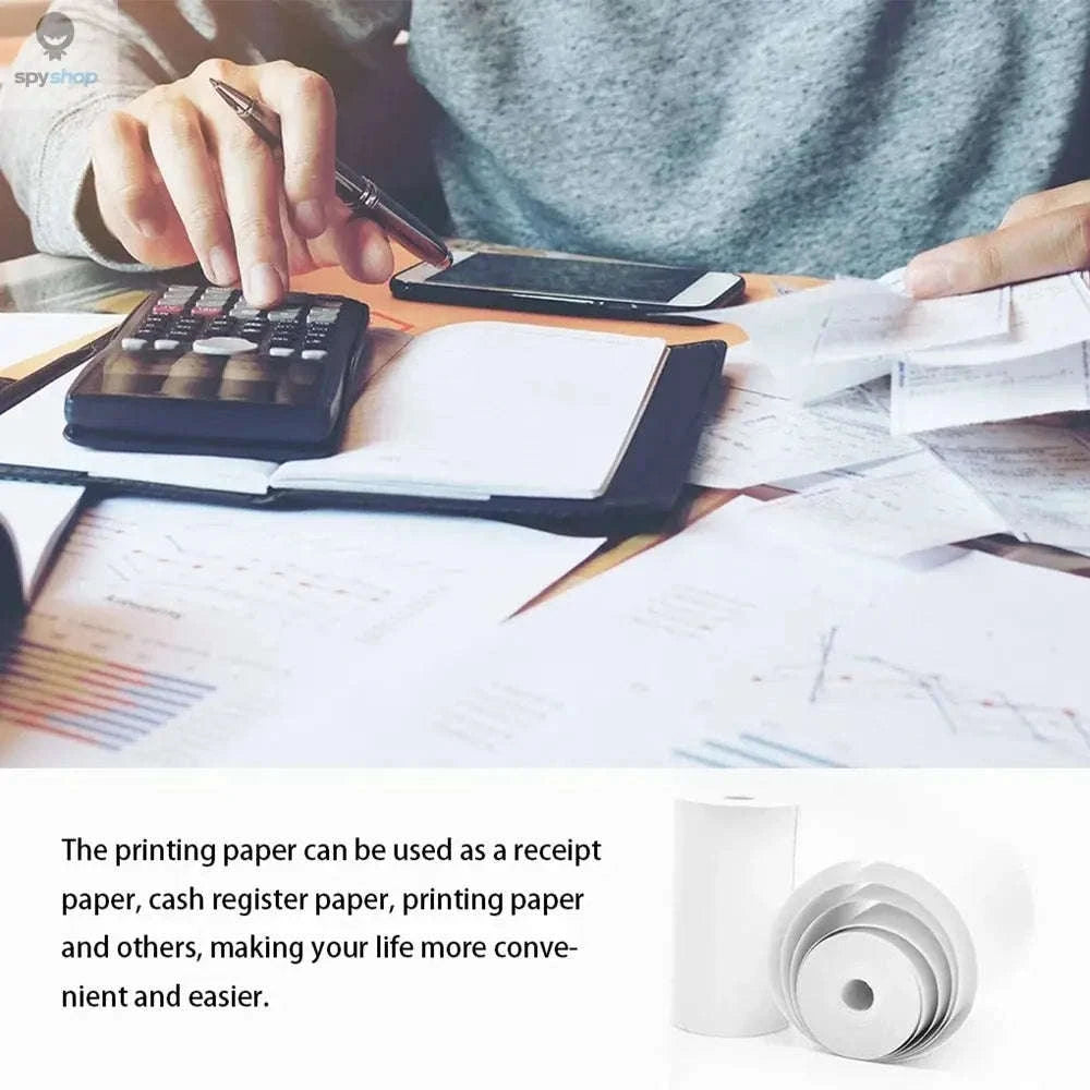 Kids Camera Thermal Paper Refill Rolls – 57x25mm Instant Print Refills for Creative Fun-57x25-Color Photo