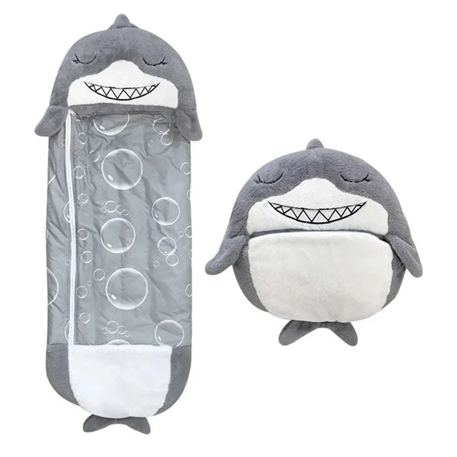 Kids Cartoon Animal Sleeping Bag-pink cat / 180x70cm