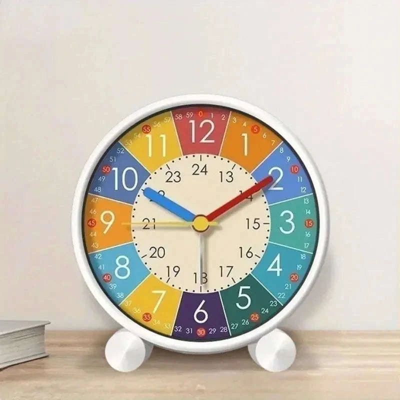 Kids Desktop Alarm Clock-white