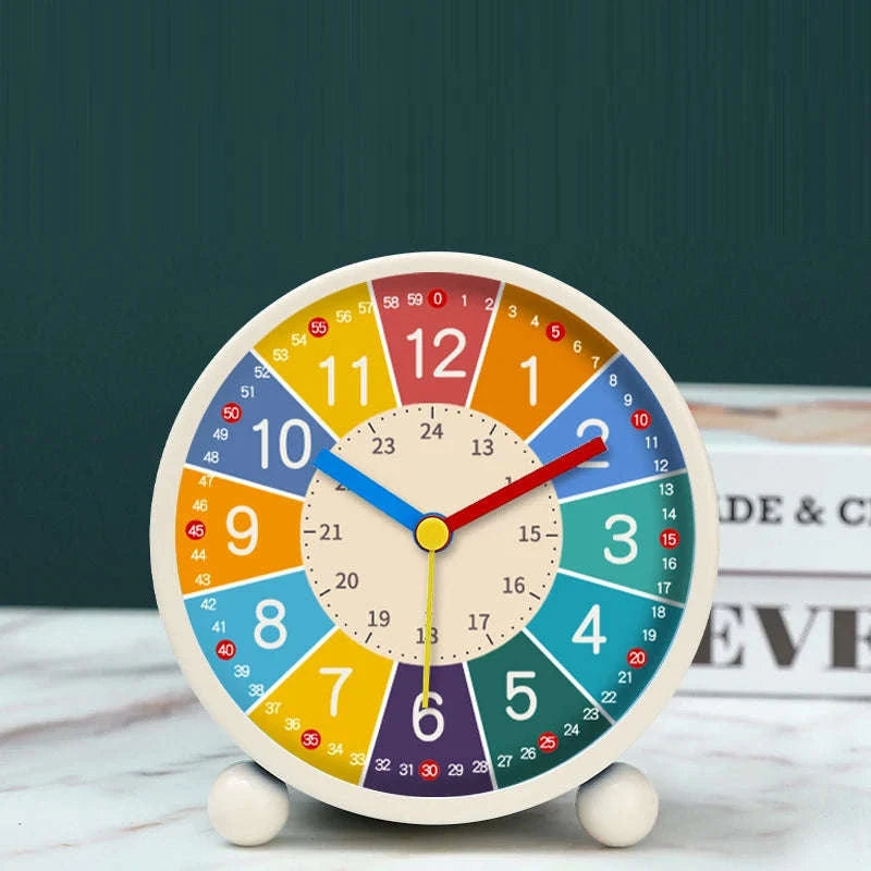 Kids Desktop Alarm Clock-white