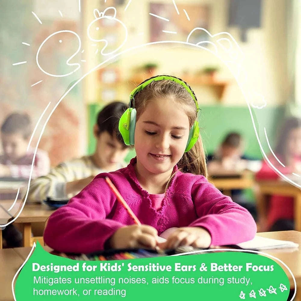 Kids Hearing Protection Earmuffs for Sensitive Children-Princess Pink