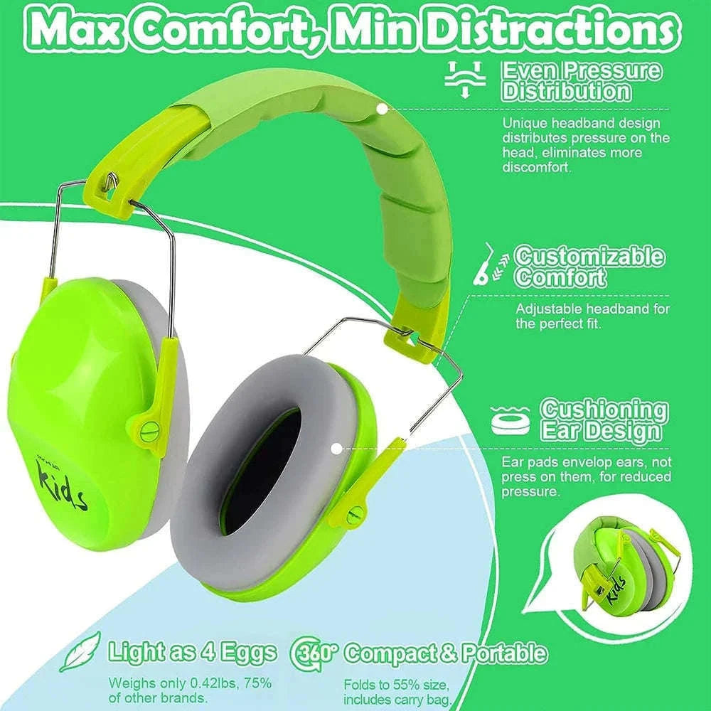 Kids Hearing Protection Earmuffs for Sensitive Children-Princess Pink