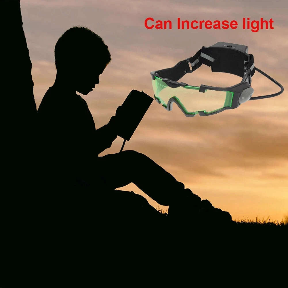 Kids Night Vision Goggles with LED Lights for Dark Play-france