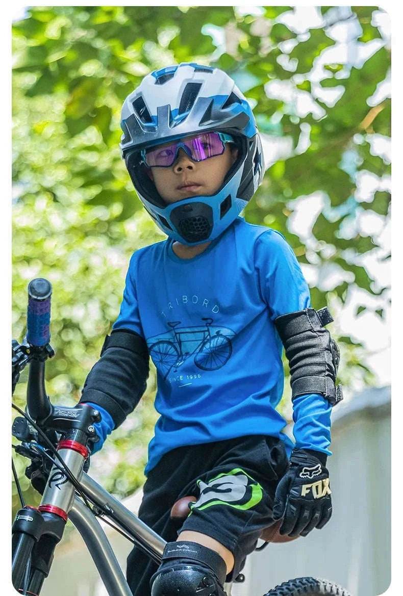 Kids Photochromic Cycling Sunglasses UV400 Protective Sports Eyewear-SP314-03 / Photochromic Lens