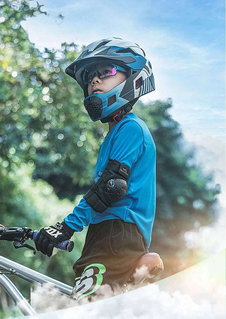 Kids Photochromic Cycling Sunglasses UV400 Protective Sports Eyewear-SP314-03 / Photochromic Lens
