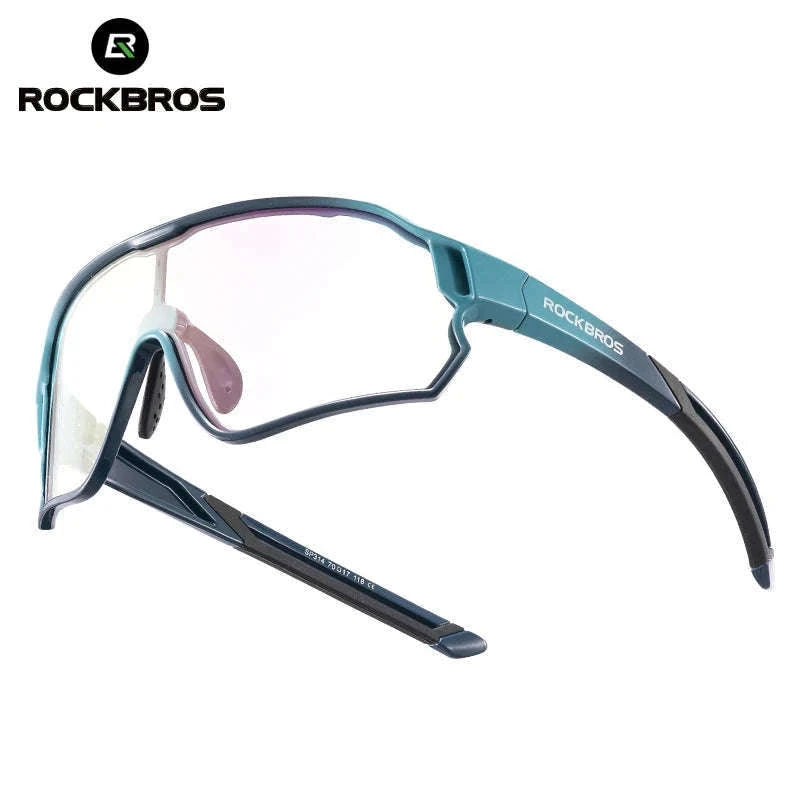 Kids Photochromic Cycling Sunglasses UV400 Protective Sports Eyewear-SP314-03 / Photochromic Lens