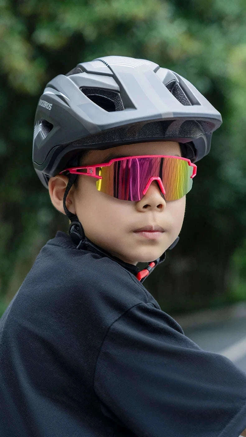 Kids Polarized Cycling Sunglasses with TR90 Frame Non-Slip Fit-14110021005 / Polarized Lens