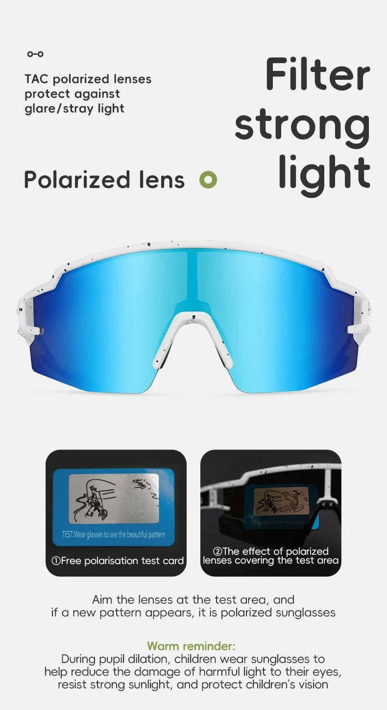 Kids Polarized Cycling Sunglasses with TR90 Frame Non-Slip Fit-14110021005 / Polarized Lens