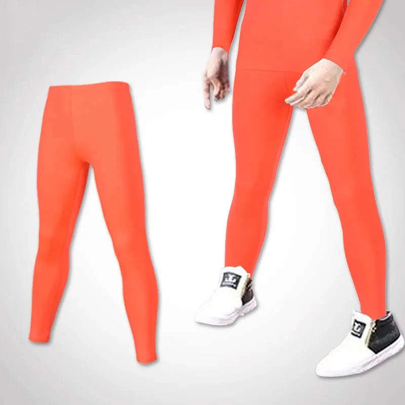 Kids Running Tights for Sports and Fitness-Sky Blue / Adults S