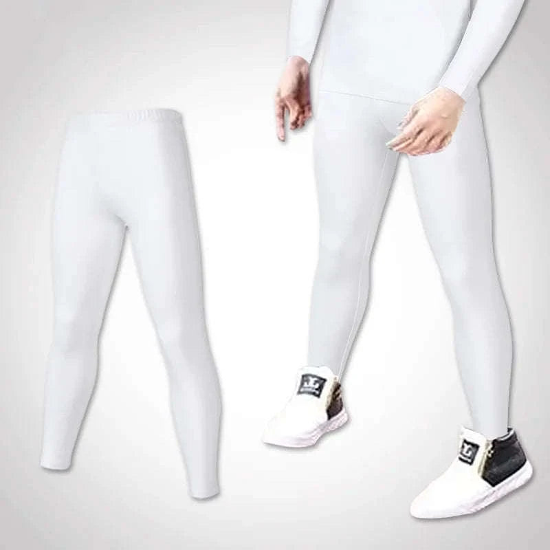 Kids Running Tights for Sports and Fitness-Sky Blue / Adults S