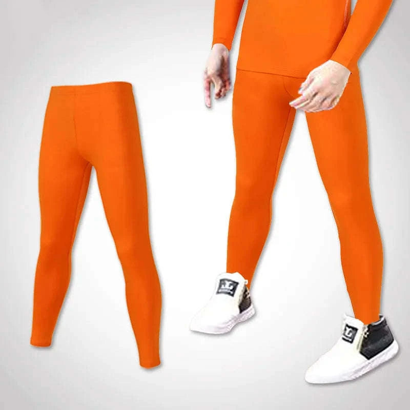 Kids Running Tights for Sports and Fitness-Sky Blue / Adults S