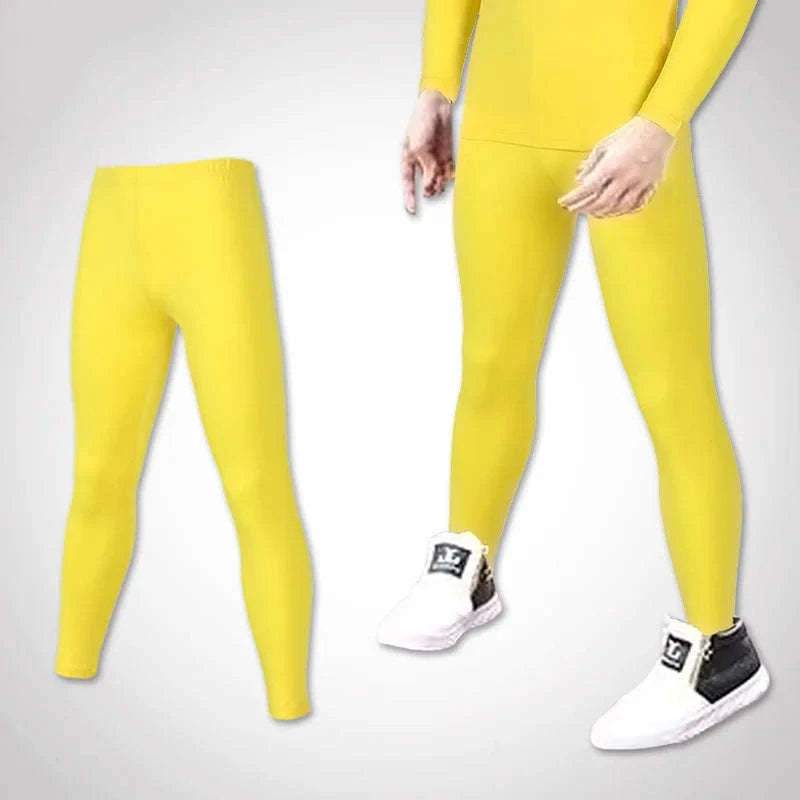 Kids Running Tights for Sports and Fitness-Sky Blue / Adults S