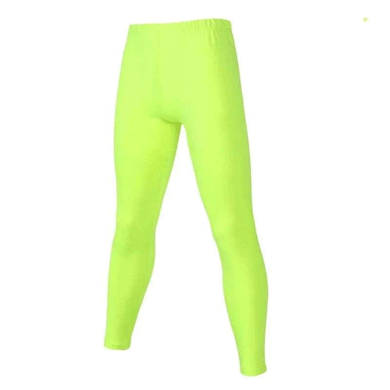 Kids Running Tights for Sports and Fitness-Sky Blue / Adults S