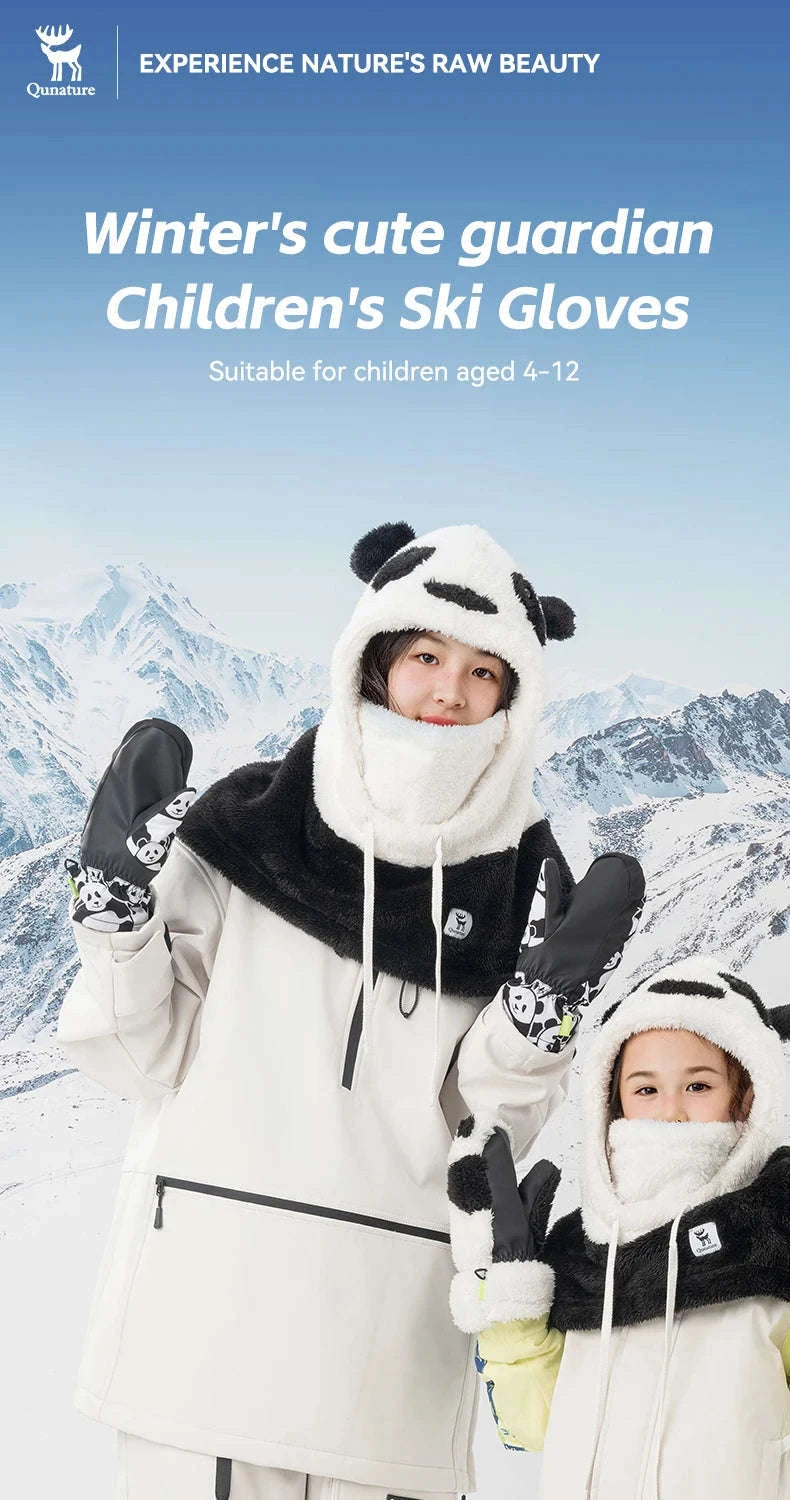 Kids Winter Ski Gloves Waterproof Non-Slip Touchscreen Warm Gloves-014-S349 / L