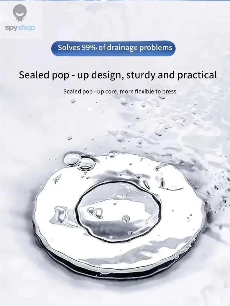 Kitchen Pop‑up Drain Filter – Easy Press Design and Clog Prevention-Split type 2PCS