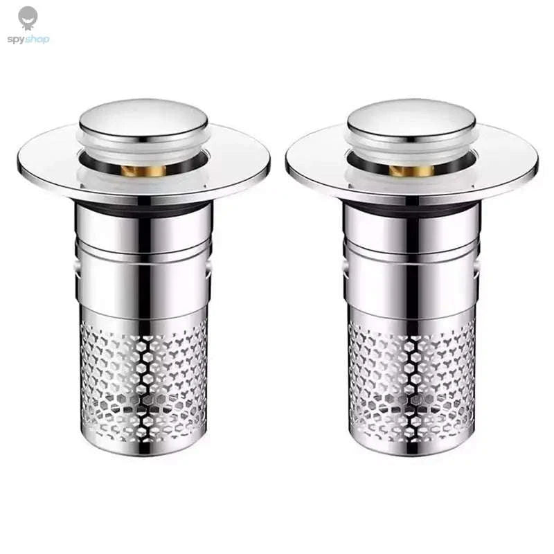 Kitchen Pop‑up Drain Filter – Easy Press Design and Clog Prevention-Split type 2PCS
