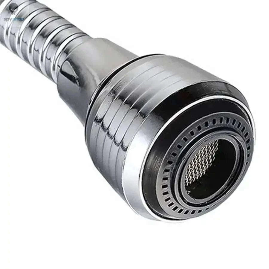 Kitchen Stainless Steel Faucet Extender – 360° Flexibility and Dual Water Modes-