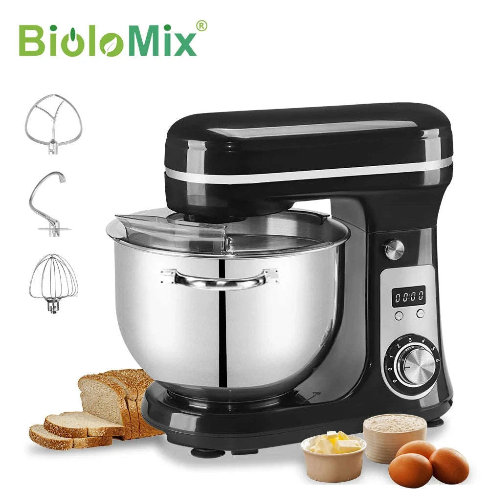 Kitchen Stand Mixer 6-Speed 1200W 6L-6L Red BM-601 / UK / United Kingdom