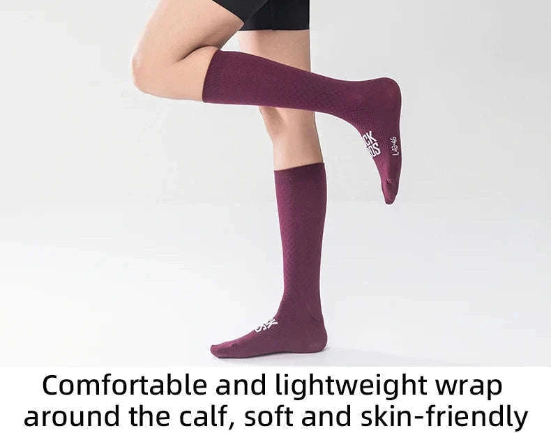 Knee-High Cycling Socks with Sweat-Wicking Comfort-49210016-01 / M(EUR 39-42)