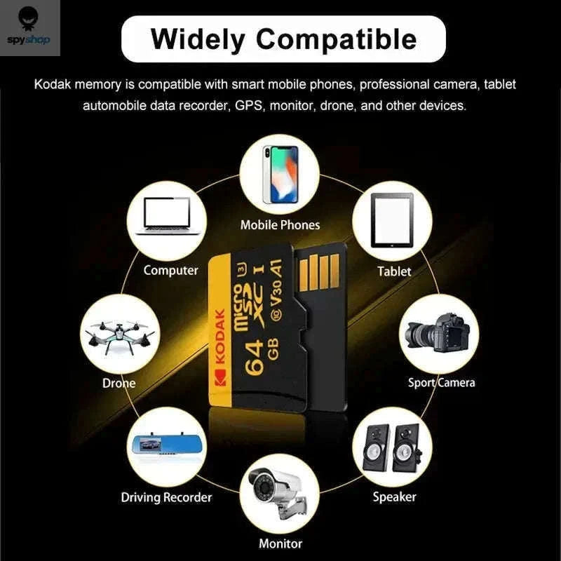 KODAK Micro SD Card for Fast, Dependable Device Storage-128GB