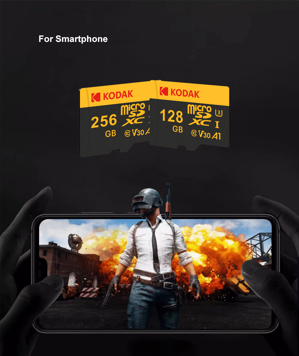 KODAK Micro SD Card for Fast, Dependable Device Storage-128GB