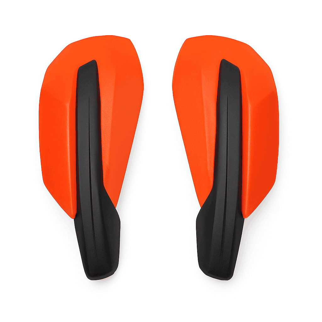 KTM Motorcycle Handguards Protection Kit for SX, EXC, XC Models-Red logo