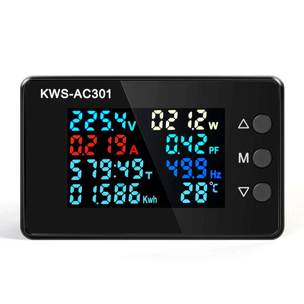 KWS-AC301 Wattmeter Power Meter Voltmeter-KWS-AC301L C