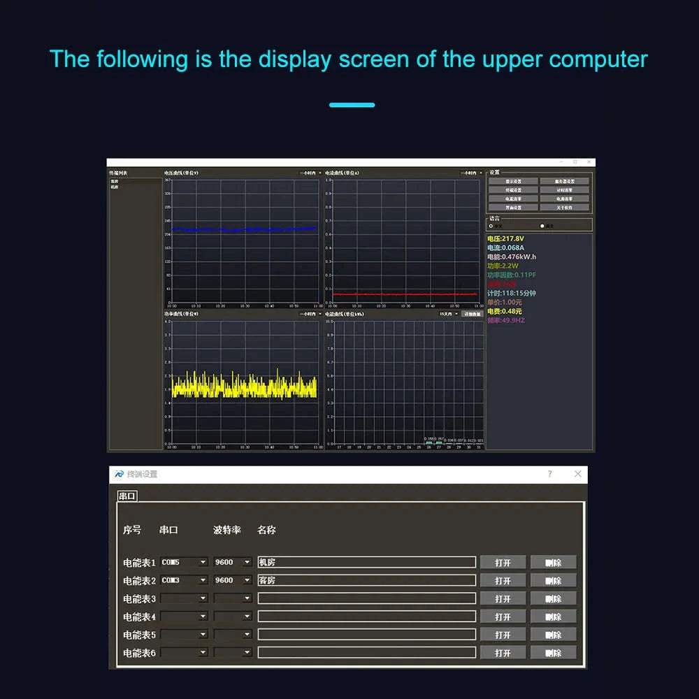 KWS-AC301 Wattmeter Power Meter Voltmeter-KWS-AC301L C