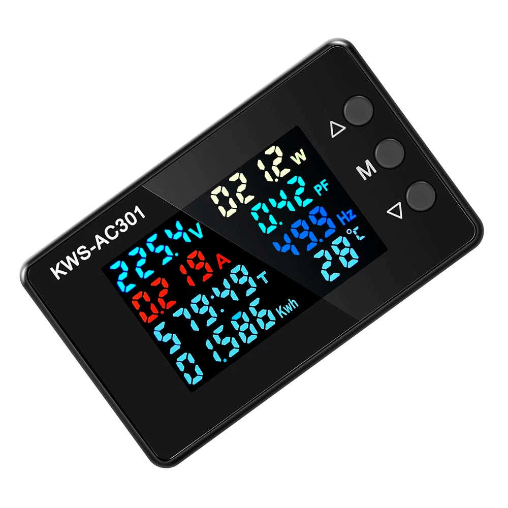 KWS-AC301 Wattmeter Power Meter Voltmeter-KWS-AC301L C