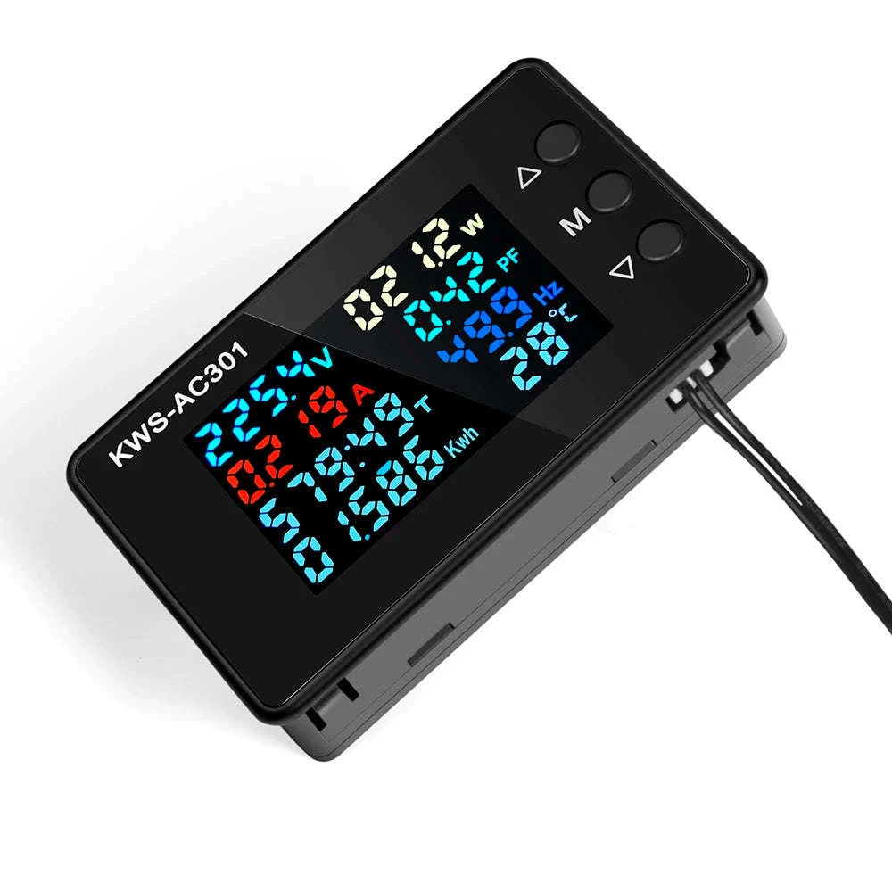 KWS-AC301 Wattmeter Power Meter Voltmeter-KWS-AC301L C
