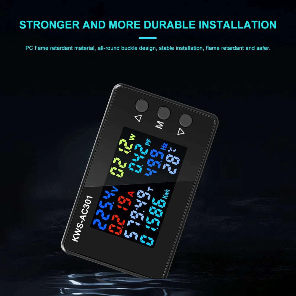 KWS-AC301 Wattmeter Power Meter Voltmeter-KWS-AC301L C