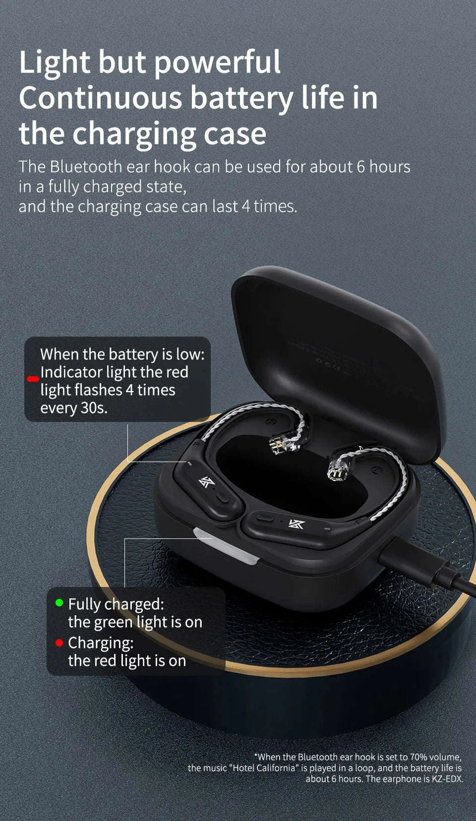 KZ AZ09 Bluetooth Ear Hook Earphones-AZ09 C PIN