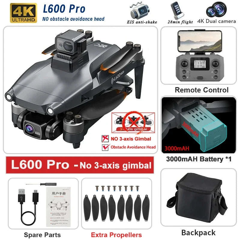 L600 PRO MAX 4K Professional GPS Drone-L600-PRO-OAS