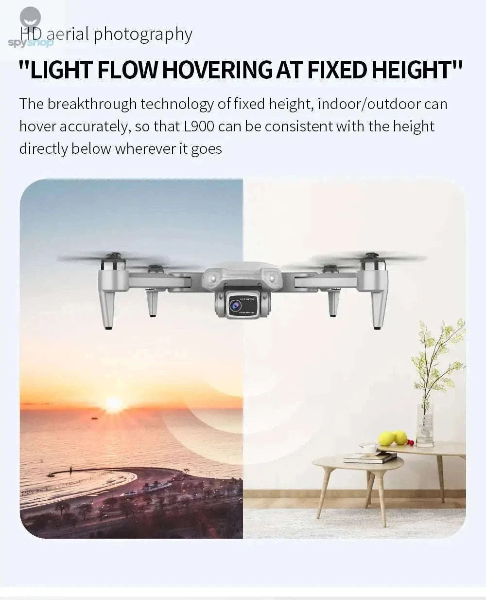 L900 Pro 4K GPS Drone with Foldable Design and FPV-Orange 1B Foambox