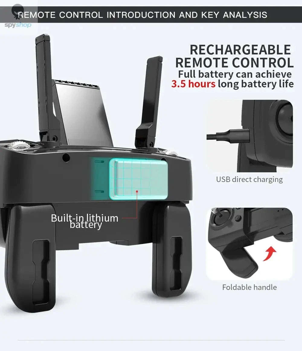 L900 Pro 4K Professional Drone-Orange 1B Foambox