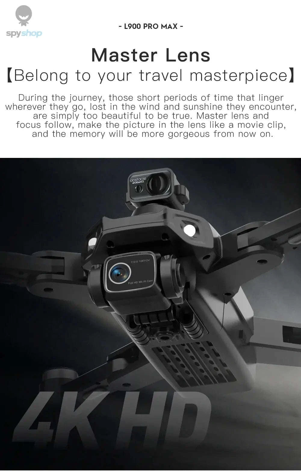 L900 Pro MAX 4K GPS Drone – Dual HD Cameras & 360° Obstacle Avoidance-L900 Pro 1B Foam