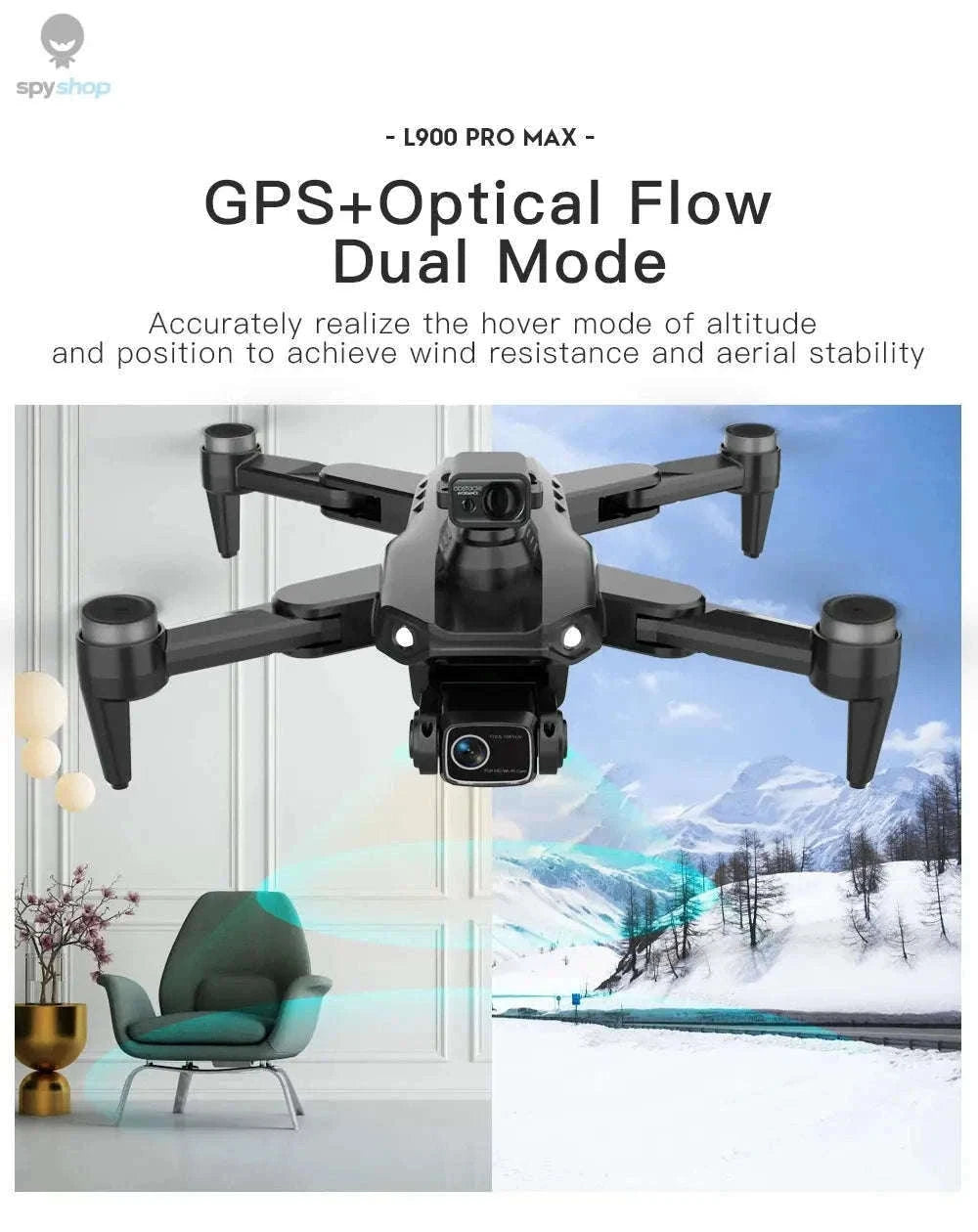 L900 Pro MAX 4K GPS Drone with Dual HD Cameras-L900 Pro 1B Foam