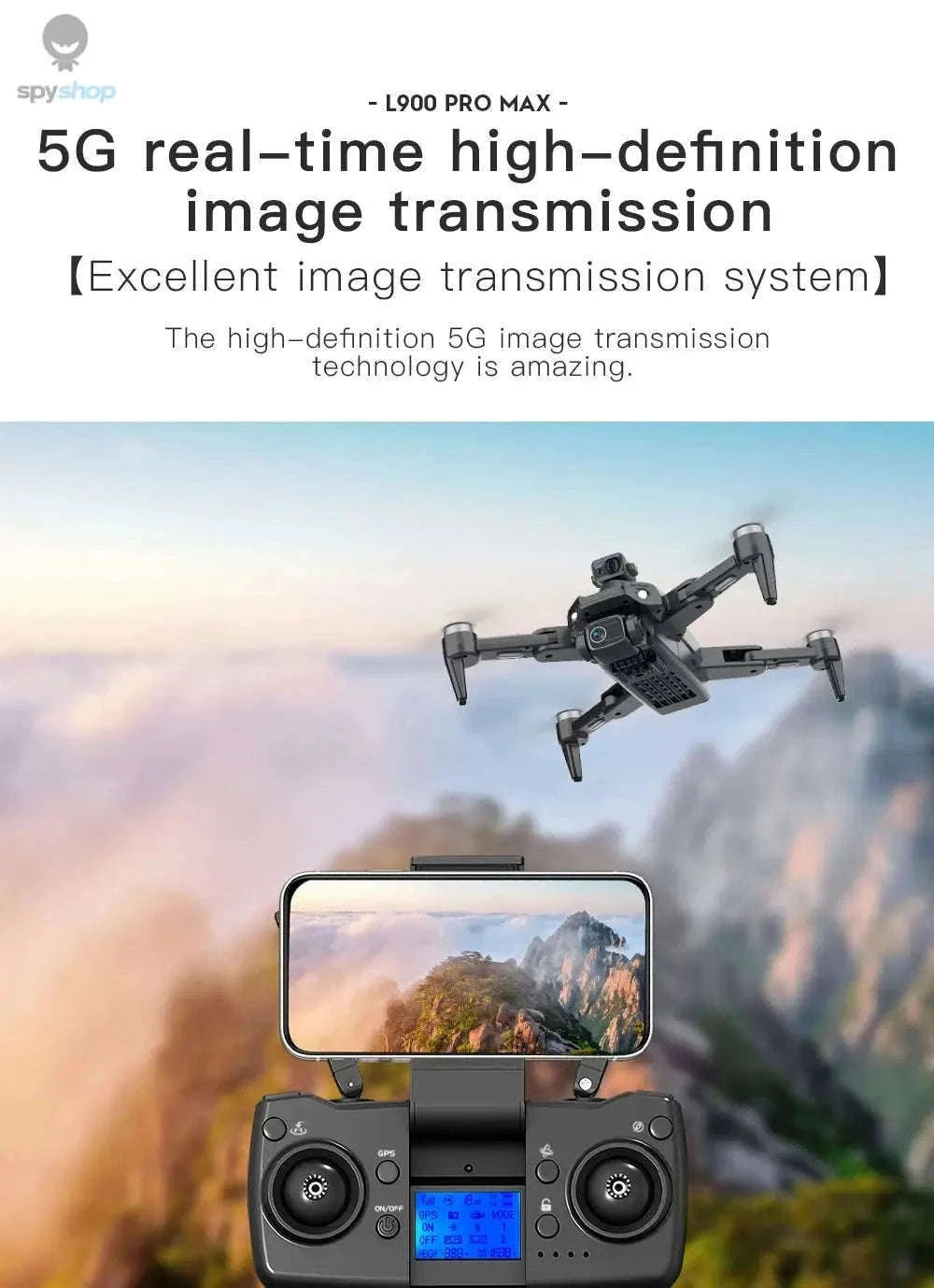 L900 Pro MAX 4K GPS Drone with Dual HD Cameras-L900 Pro 1B Foam