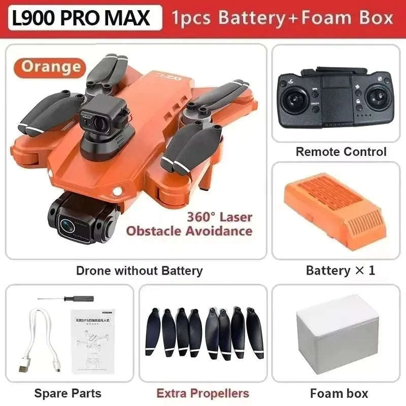 L900 Pro MAX GPS Drone 4K Dual Camera Quadcopter-L900 Pro 1B Foam
