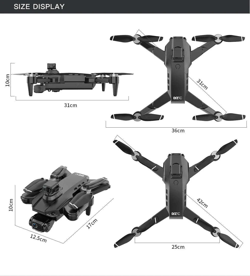L900 Pro MAX GPS Drone 4K Dual Camera Quadcopter-L900 Pro 1B Foam
